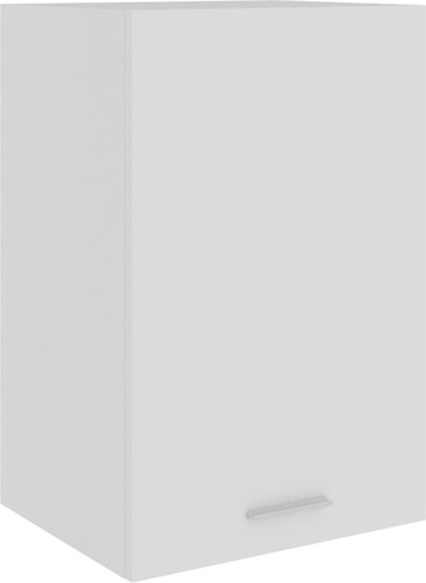 vidaXL Bovenkast - Lyon - 39,5x31x60 - cm - bewerkt - hout - wit
