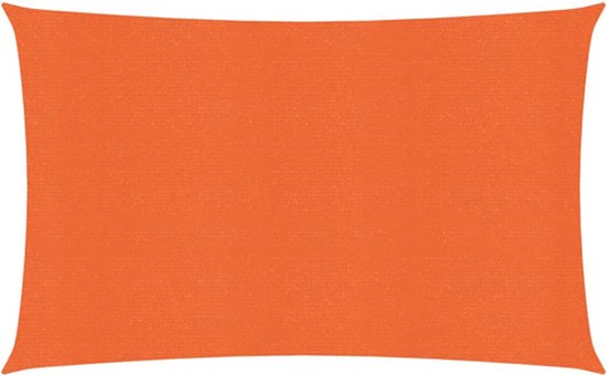 VDXL Zonnezeil 160 g/m² 2x4,5 m HDPE oranje