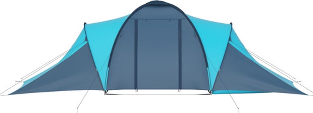 vidaXL - Tent - 6-persoons - blauw - en - lichtblauw – foto 8