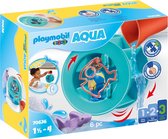 PLAYMOBIL 1.2.3 Aqua Roue aquatique avec bébé requin - 70636