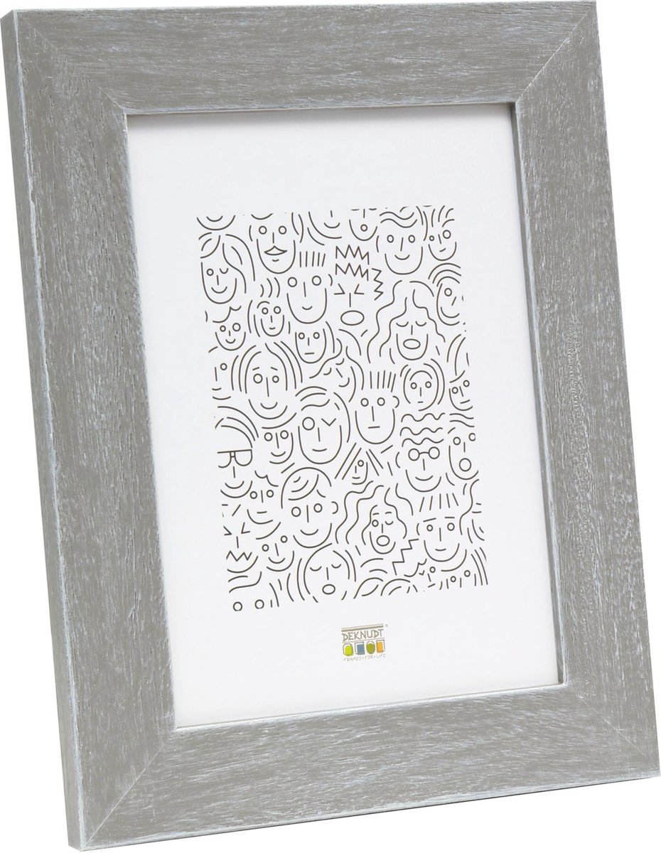 Deknudt Frames fotolijst S49BS3 - beige geschilderd - foto 13x13 cm