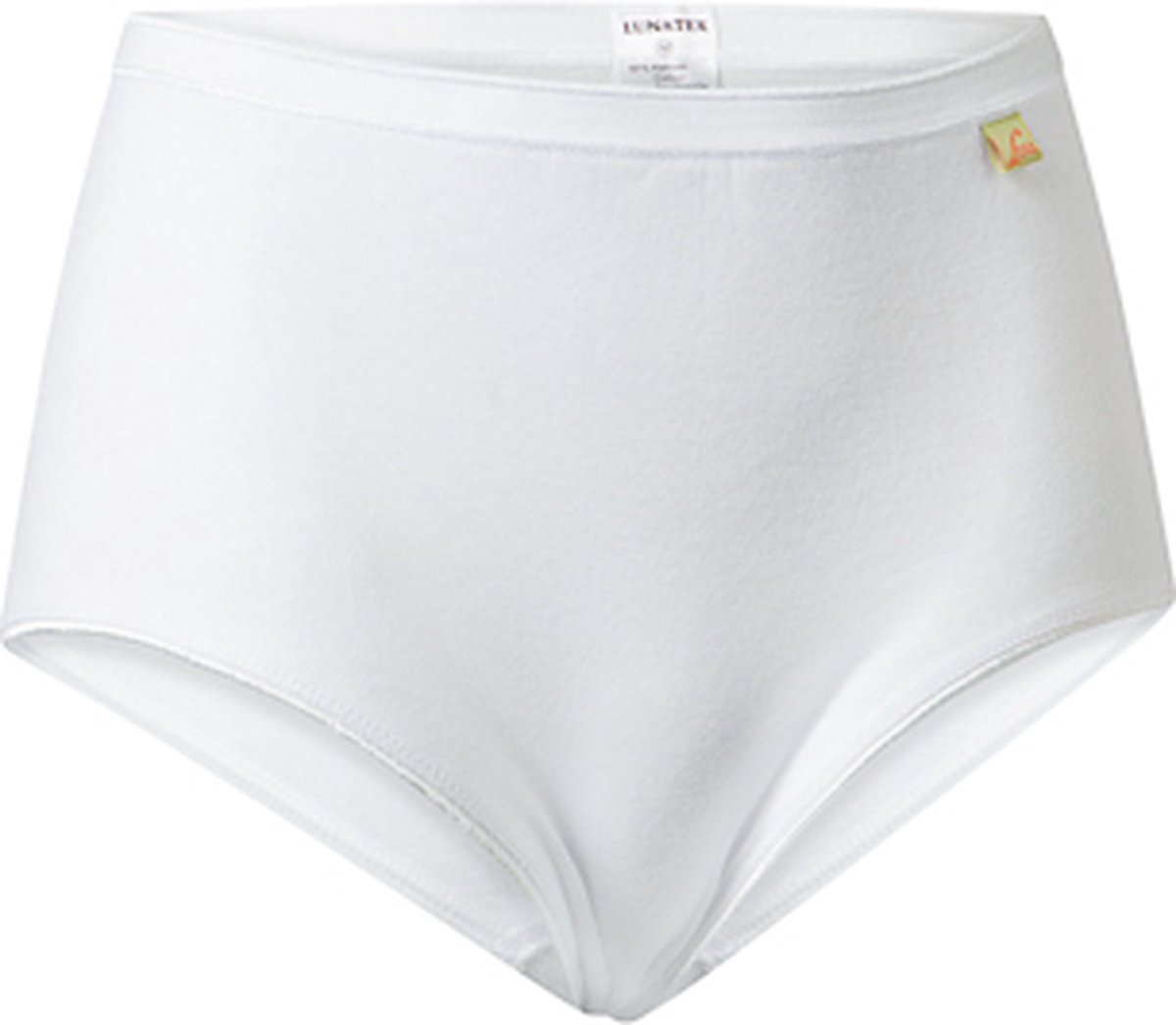 Lunatex - 5pak taille slips - wit - maat L