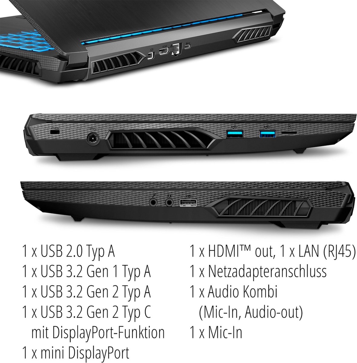 Medion Erazer Deputy P25 - Gaming laptop - 15.6 Inch - 144 Hz - Zwart |  bol.com