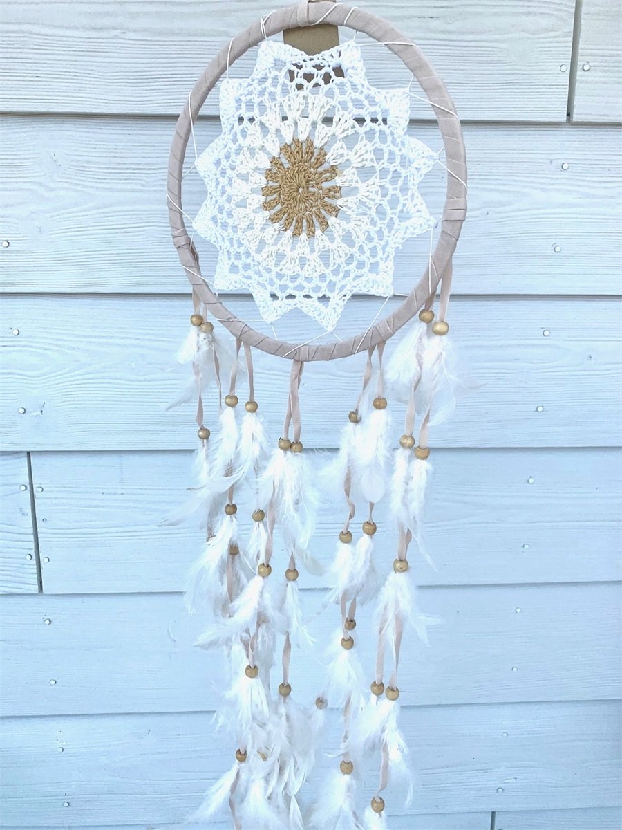 Dromenvanger Tamar creme bruin 20 cm