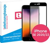 Telefoonglaasje Screenprotector - Geschikt voor iPhone SE 2020/2022 - Volledig Dekkend - Gehard Glas - Beschermglas
