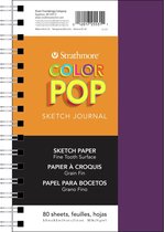 Strathmore - Color Pop Sketch Journal - Paars - 74g/m2 papier - 80 pagina's