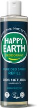 Happy Earth 100% Natuurlijke Deodorant Spray Navulling Men Protect 300 ml