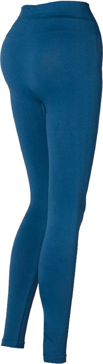 Sportlegging Dames High Waist - Blauw - Maat L - Legging Dames - Sportkleding Dames Legging van Merkloos — afbeelding 2