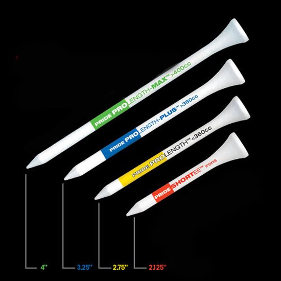 Golf pride - Professional Tee Systeem - Houten golftee - 2 3/4 inch - 69 mm van Golf Pride — afbeelding 2