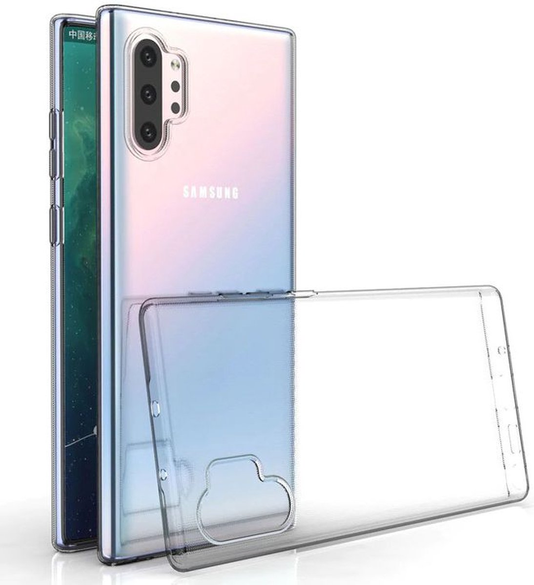 DrPhone - TP1 - TPU Hoesje - Transparant - Geschikt voor de Note 10 Plus