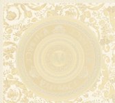 "MEDUSA HOOFD" SATIJN GLANZEND CIRKEL BEHANG | Design - beige crème wit - A.S. Création Versace 5