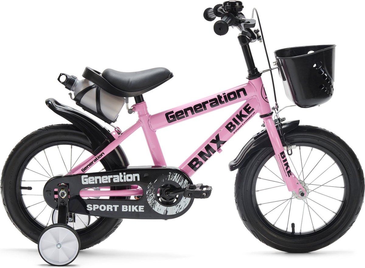 Generation BMX fiets 14″ Roze Kinderfiets