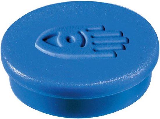 Foto: Magneet legamaster super 35mm 2500gr blauw blister a 2 stuk