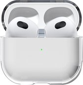 Apple AirPods 3 Hoesje Transparant - TCH - Beschermhoes - Siliconen - Case - Hard Case