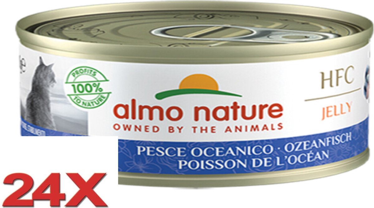 Almo Nature HFC - Kattenvoer - Jelly Oceaanvis - 24x70gr