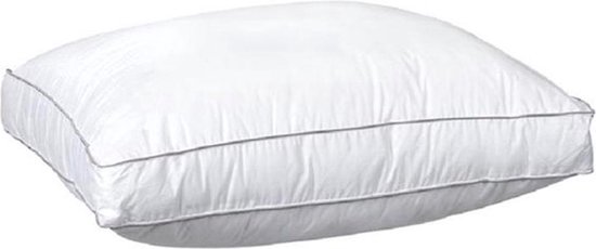 Boxkussen - Hoofdkussen - 50x60 x10cm - Wit - Navulbaar met ritssluiting - Hoofdkussen Nekklachten - Hoofdkussens Slaapkamer - Geschikt voor rug-, zij- en buikslapers - Orthopedisch - Ergonomisch