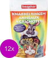 12x Beaphar Knabbelrings - Knaagdiersnack - 75g