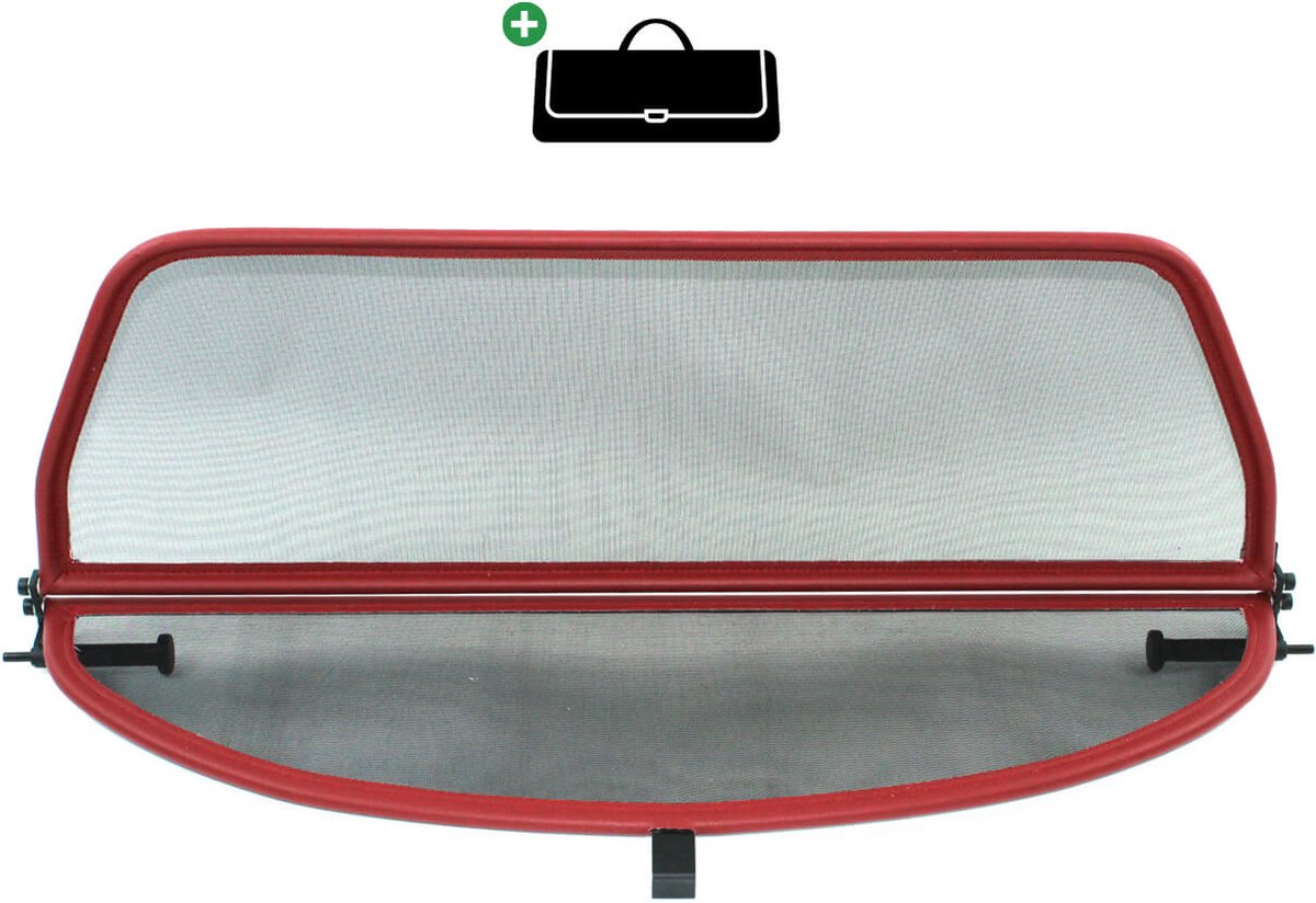 Windscherm Alfa Romeo Spider 916 | 1994 - 2006 | incl. luxe opbergtas | Rood
