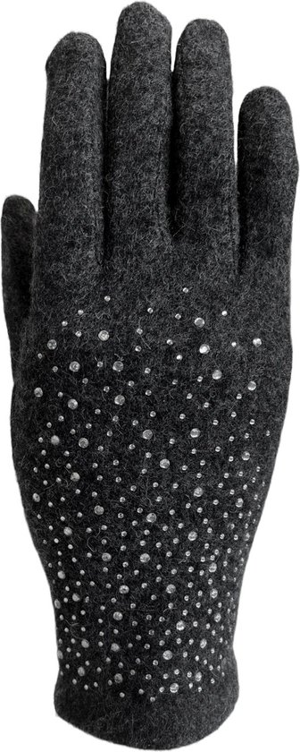Handschoenen dames met glitters - fashion - 80% wol | bol.com