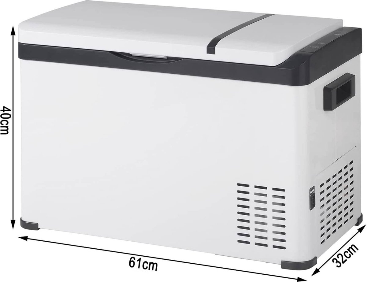 Koelbox 30L met Vriezer Frigobox elektrisch 12v 230 Volt MiniBar Mini Koelkast