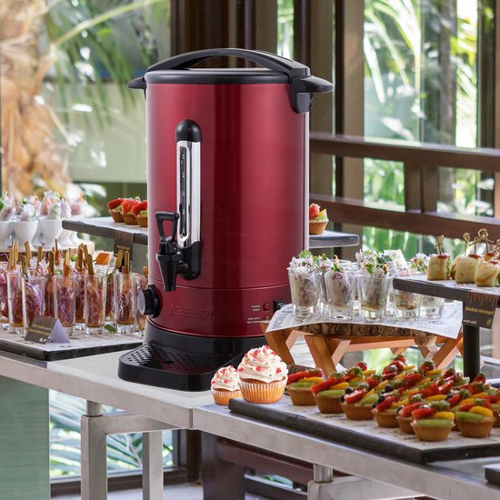 8 L Glühweinketel | roestvrij Staal Warmwaterdispenser 1500W | Heetwaterkoker