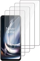 Screenprotector geschikt voor OnePlus Nord CE 2 Lite - Gehard Glas Beschermglas Tempered Glass Screen Protector - 4 Stuks