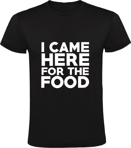 Je suis venu pour le t-shirt Food Men | Poisson | Viande | Restaurant | Restauration | restaurant | chemise