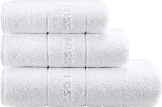 Hugo Boss handdoek - Plain - Ice - 50x100 cm