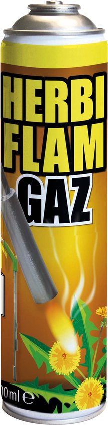 Cartouche De Gaz Herbigaz 600 Ml - Pour Désherbeur Thermique Herbiflam (BSI) - 30% Propane, 70% Butane