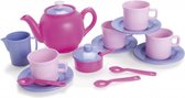 Service à thé rose pour enfant Dantoy cuisine enfant ou bac à sable hauteur théière 11 cm