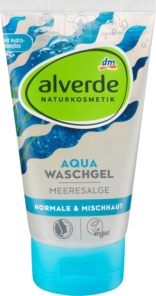 alverde NATURKOSMETIK Aqua Wasgel, 150 ml