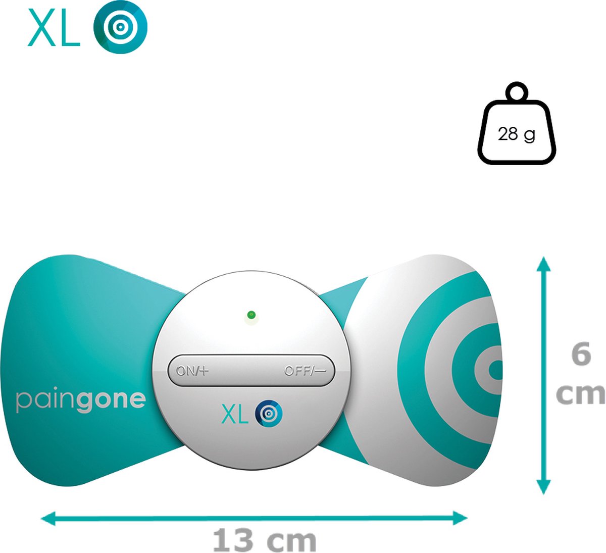 Paingone TENS elektrostimulatie in penvorm, verlicht pijn zoals rug, nek,  knie, handen, snelle verlichting, oranje : : Gezondheid &  persoonlijke verzorging