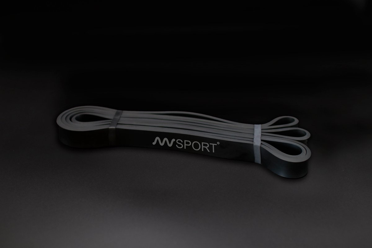 MWsport® - Weerstandsband - Stretchband - Zwart - weerstand tot ca.30Kg