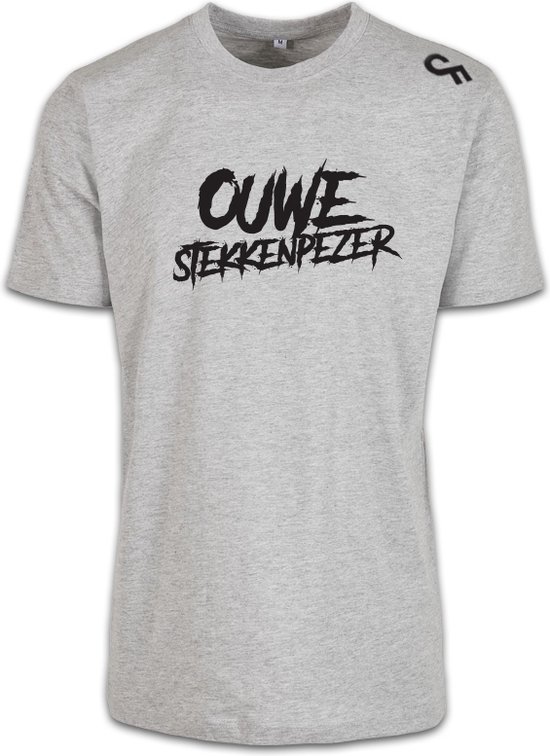 Karper shirt - Karpervissen - CarpFeeling - Ouwe stekkenpezer - Grijs - Maat XL