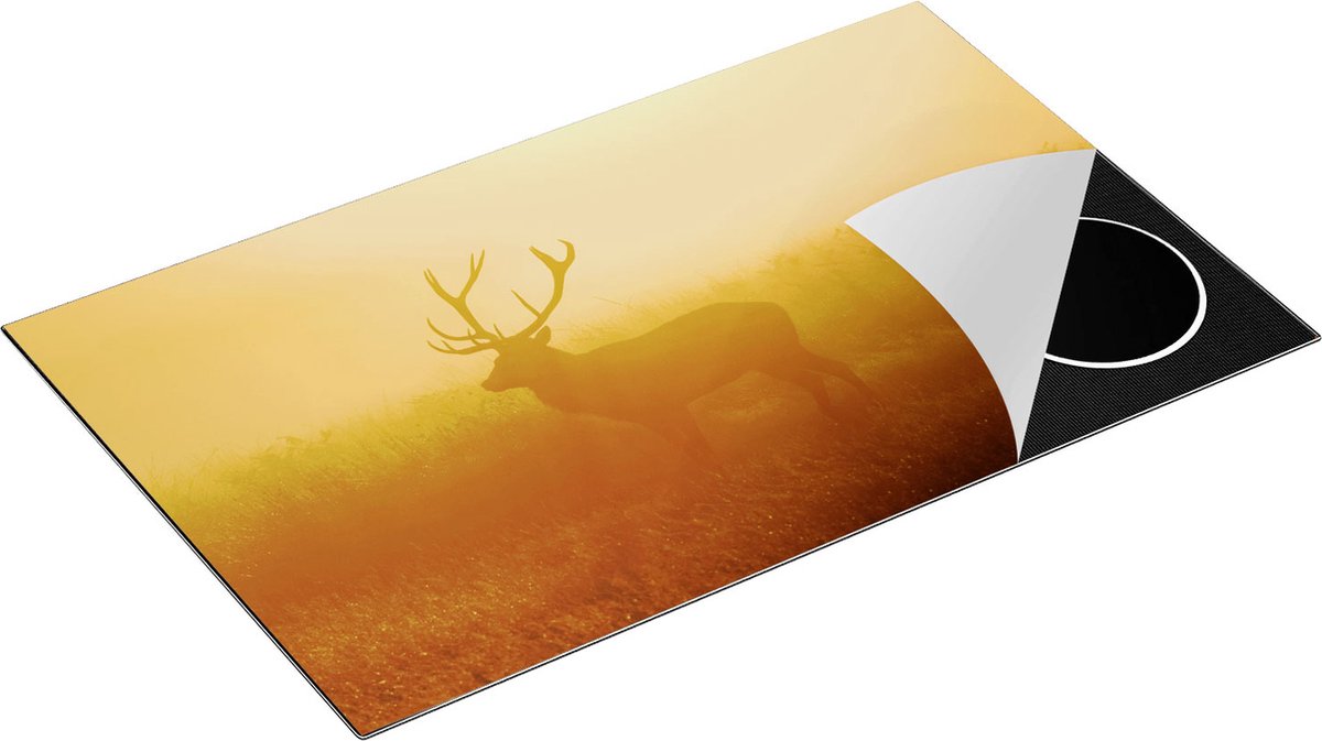 Chefcare Inductie Beschermer Hert tijdens de Mist - 85x50 cm - Afdekplaat Inductie - Kookplaat Beschermer - Inductie Mat