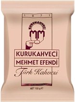 100 Gr. Turkse Koffie Kurukahveci Mehmet Efendi - Gemalen Koffie - Turkish Coffee - Türk Kahvesi - Turk Kahvesi