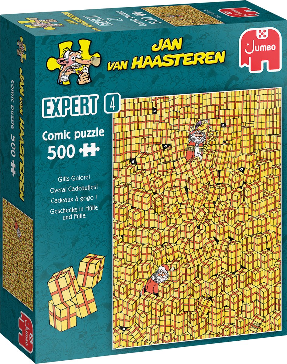 Jan van Haasteren Expert 4: Overal Cadeautjes - 500 stukjes