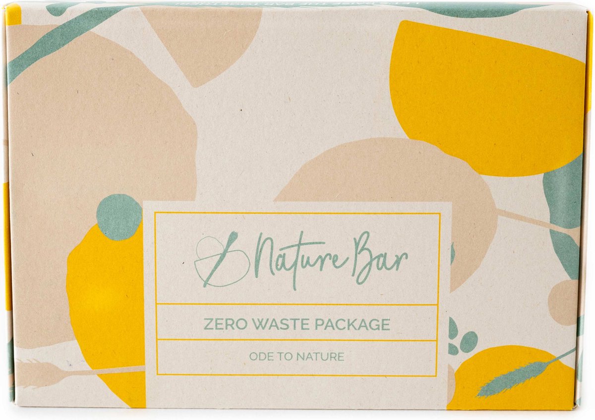 Naturebar Zero Waste Pakket - Plastic vrije badkamer - cadeauset - bamboe - shampoo bar