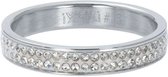 iXXXi Jewelry - Vulring - Zilverkleurig - Double Zirkonia - 4mm