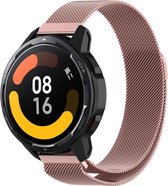 Strap-it Smartwatch bandje Milanese - geschikt voor Xiaomi Mi Watch / Watch S1 / Watch S1 Pro / Watch 2 Pro / S1 Active / Amazfit Pace / Amazfit Stratos 2 / 2s / 3 - roze