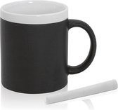 Chalk Mug - Zwart - Y compris la craie - 350 ml - 10 pièces