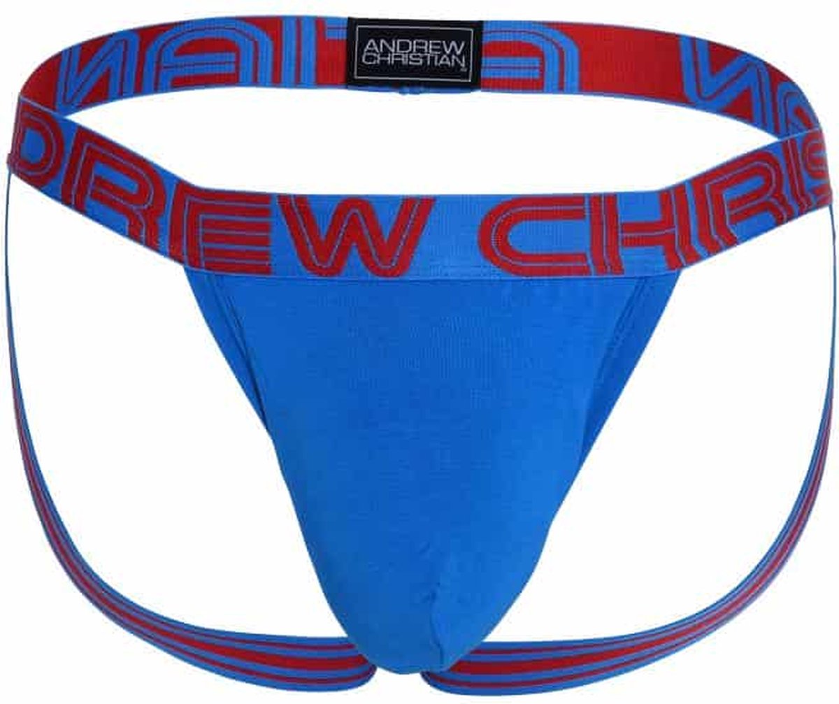 Andrew Christian Almost Naked Bamboo Jock Electric Blue Maat S