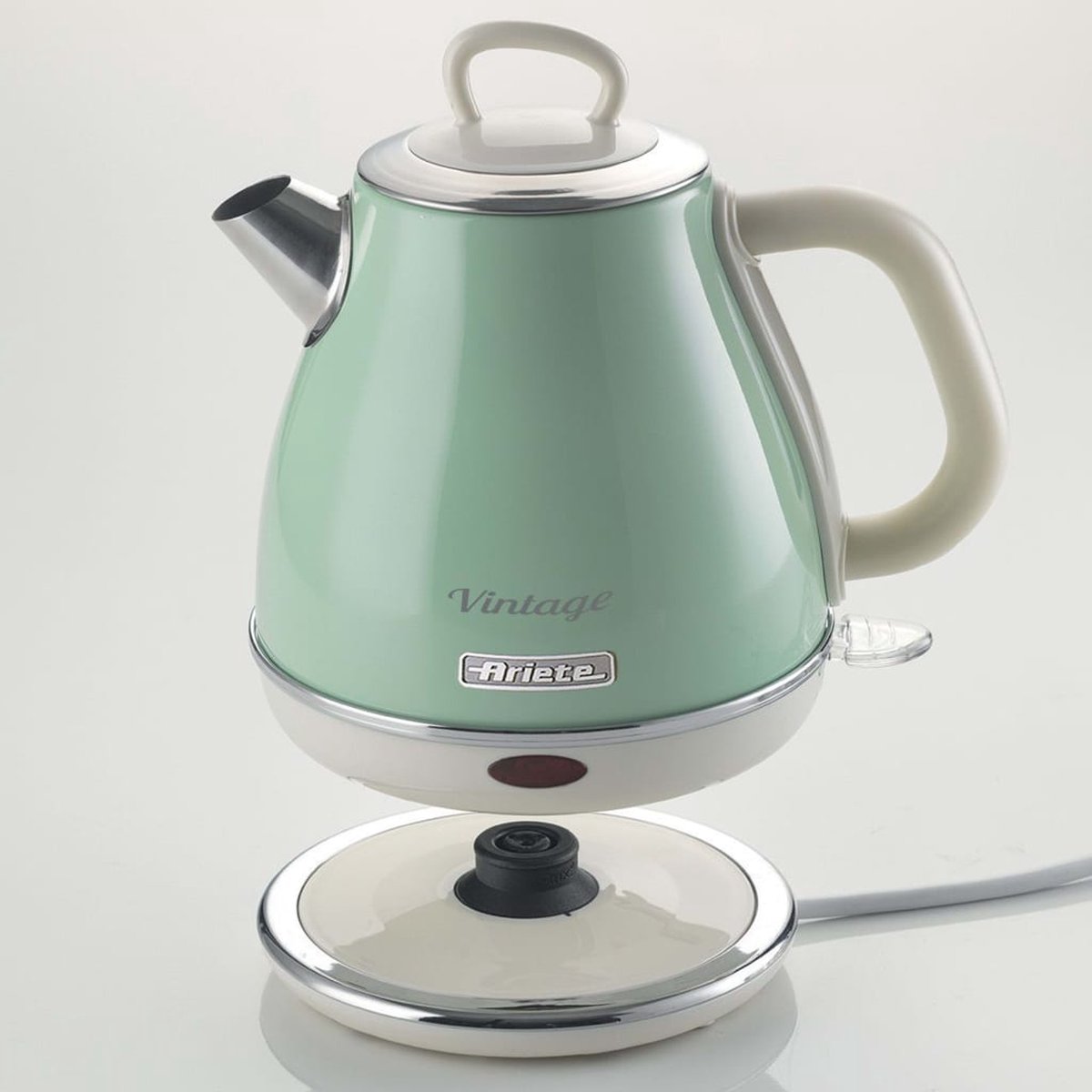 Ariete 2868/04 - Vintage waterkoker - 1 liter inhoud - 1630 Watt - draadloos - Groen — afbeelding 5
