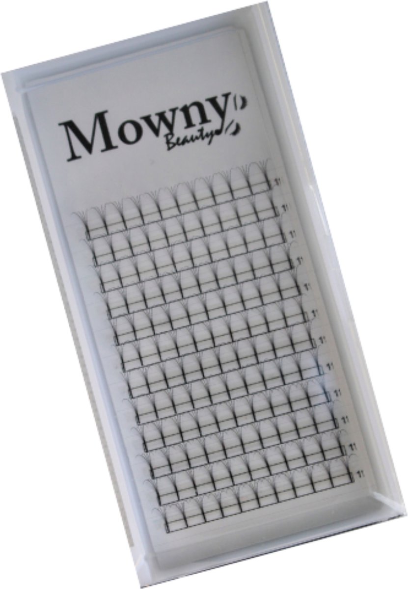 Mowny Beauty - Wimperextensions - 4D Premade Fans - 11mm 0,07mm D-krul - Natuurlijke Wimperextensions - Russisch Volume