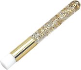 Cleansing brush gold flakes