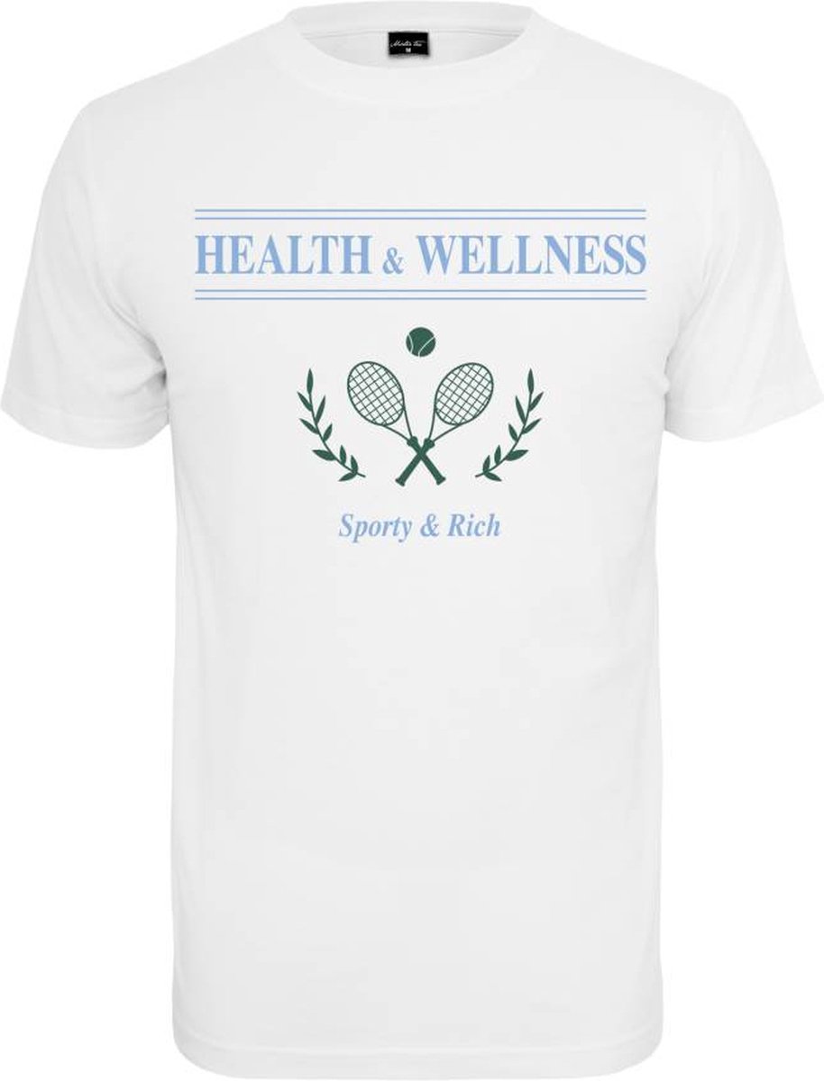 Mister Tee Health & Wellness Heren T-shirt XS Wit
