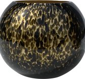 Vase the world zambezi gold cheetah 25 x H20,5 cm - vaas - vazen - decoratie - wonen - home - homedecoration - accessoire - bloemenvaas - cheetah - leopard - gold - inspiratie