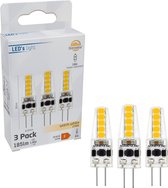 Lampe LED ProLong 12V avec culot G4 - 12V - 1,8W remplace 20W - Transparent - 3 lampes Plug