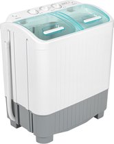 XatiX - Mini wasmachine met dubbele trommel 5,6 kg - Toerenta 1400