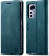 Hoesje geschikt voor Xiaomi 12 / 12X - Wallet Book Case - Magneetsluiting - met RFID bescherming - Blauw
